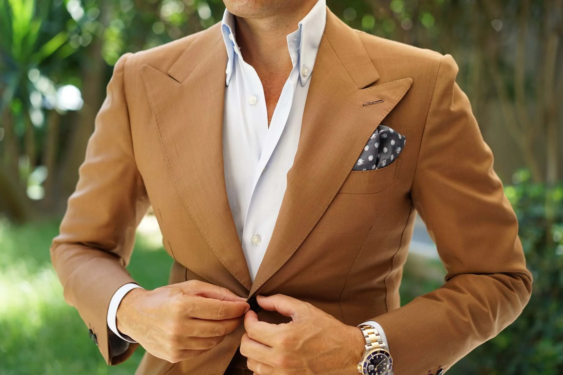 Sleepy Sheep Grey Pocket Square - Image 6
