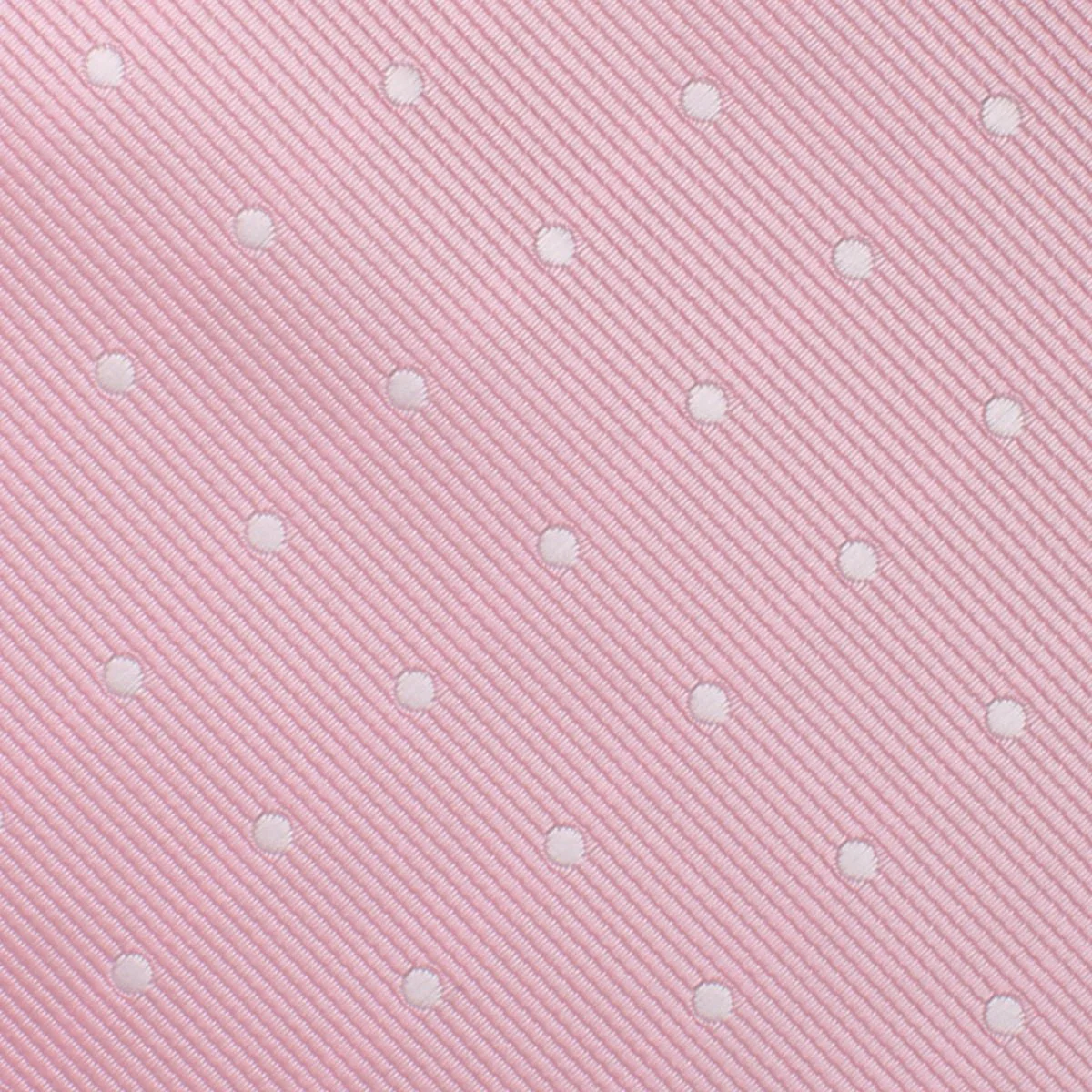 Soft Pink Polka Dots Bow Tie - Image 2