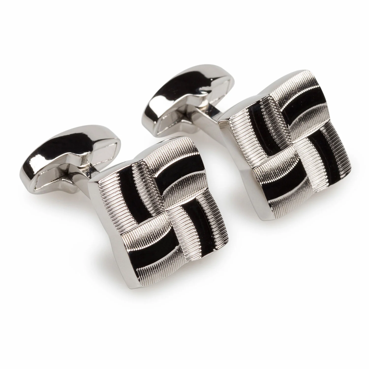 Solomon Vandy Silver Cufflinks - Image 2