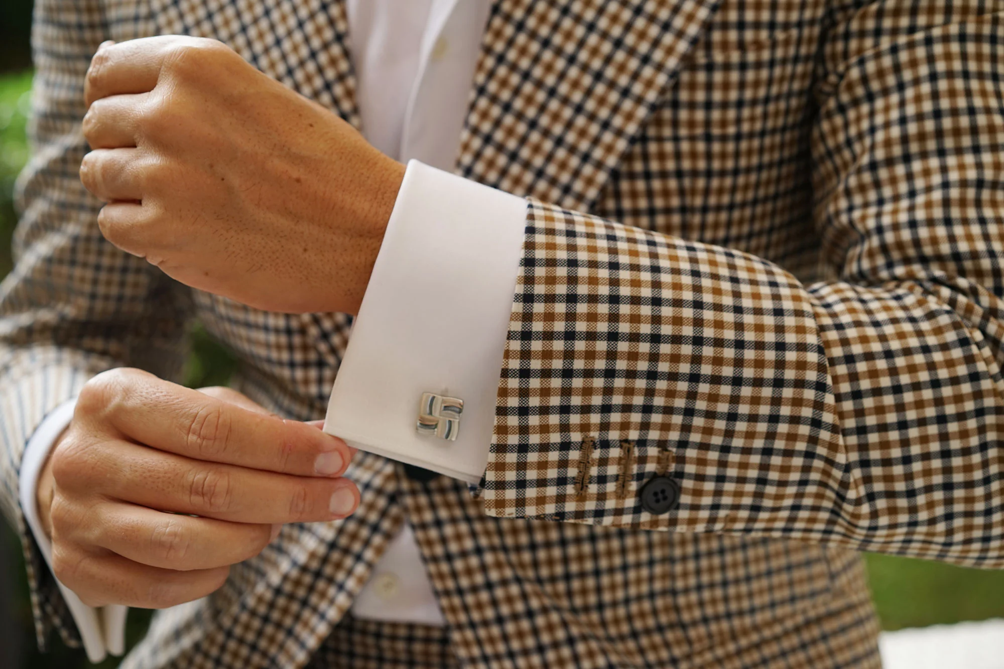 Solomon Vandy Silver Cufflinks - Image 7