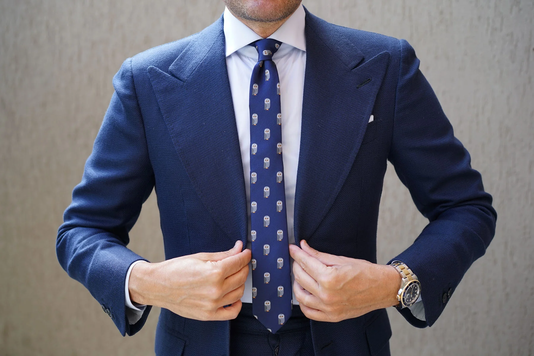 Southern Grey Owl Skinny Tie - Image 6