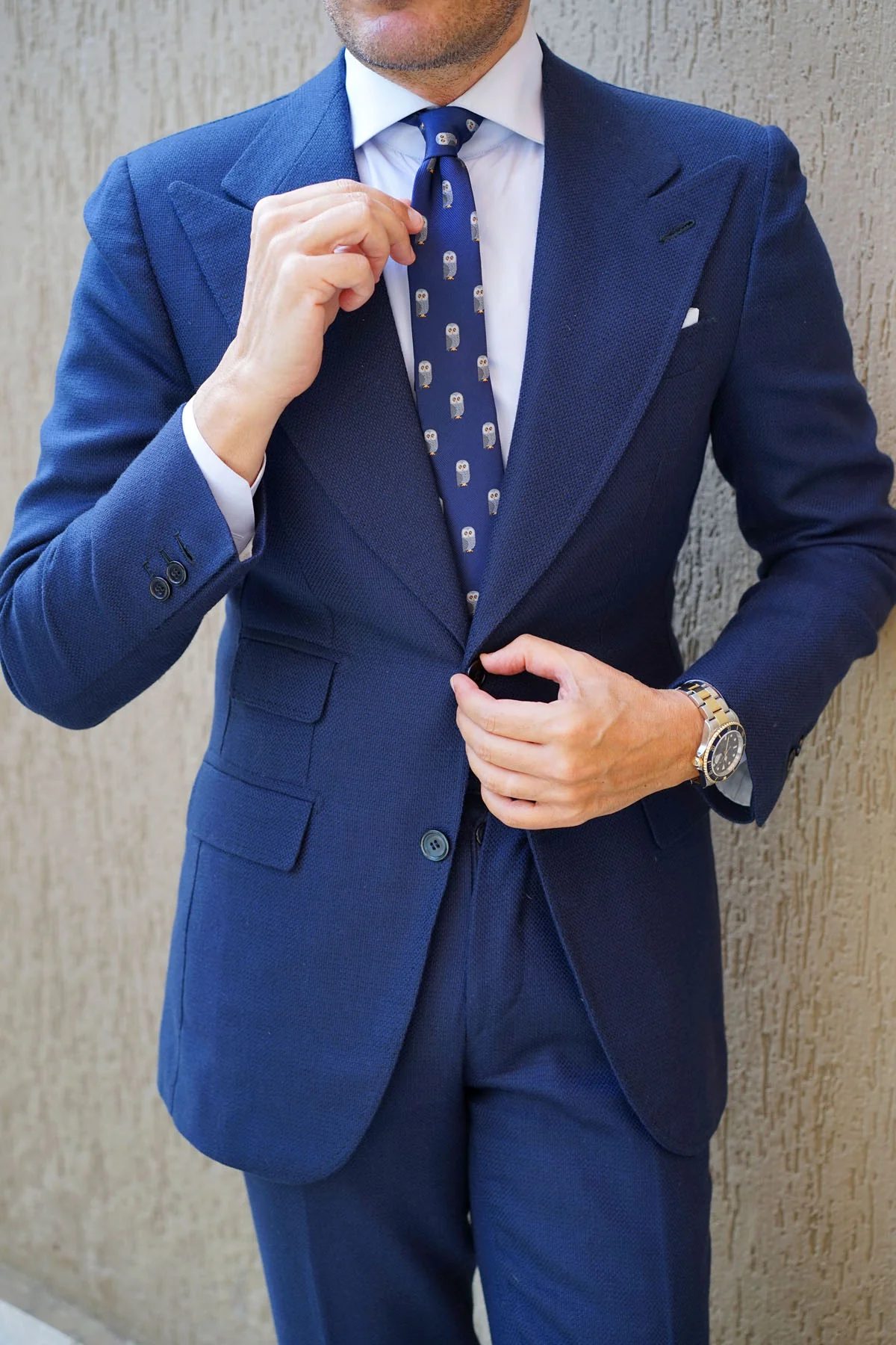 Southern Grey Owl Skinny Tie - Image 8