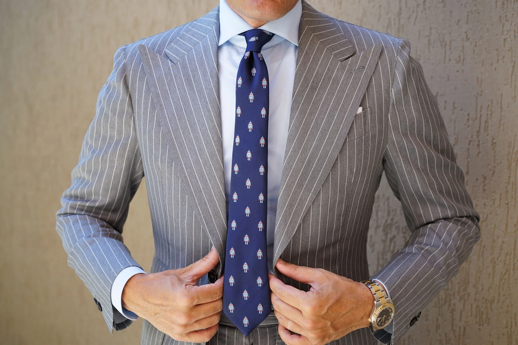 Space Robot Skinny Tie - Image 6
