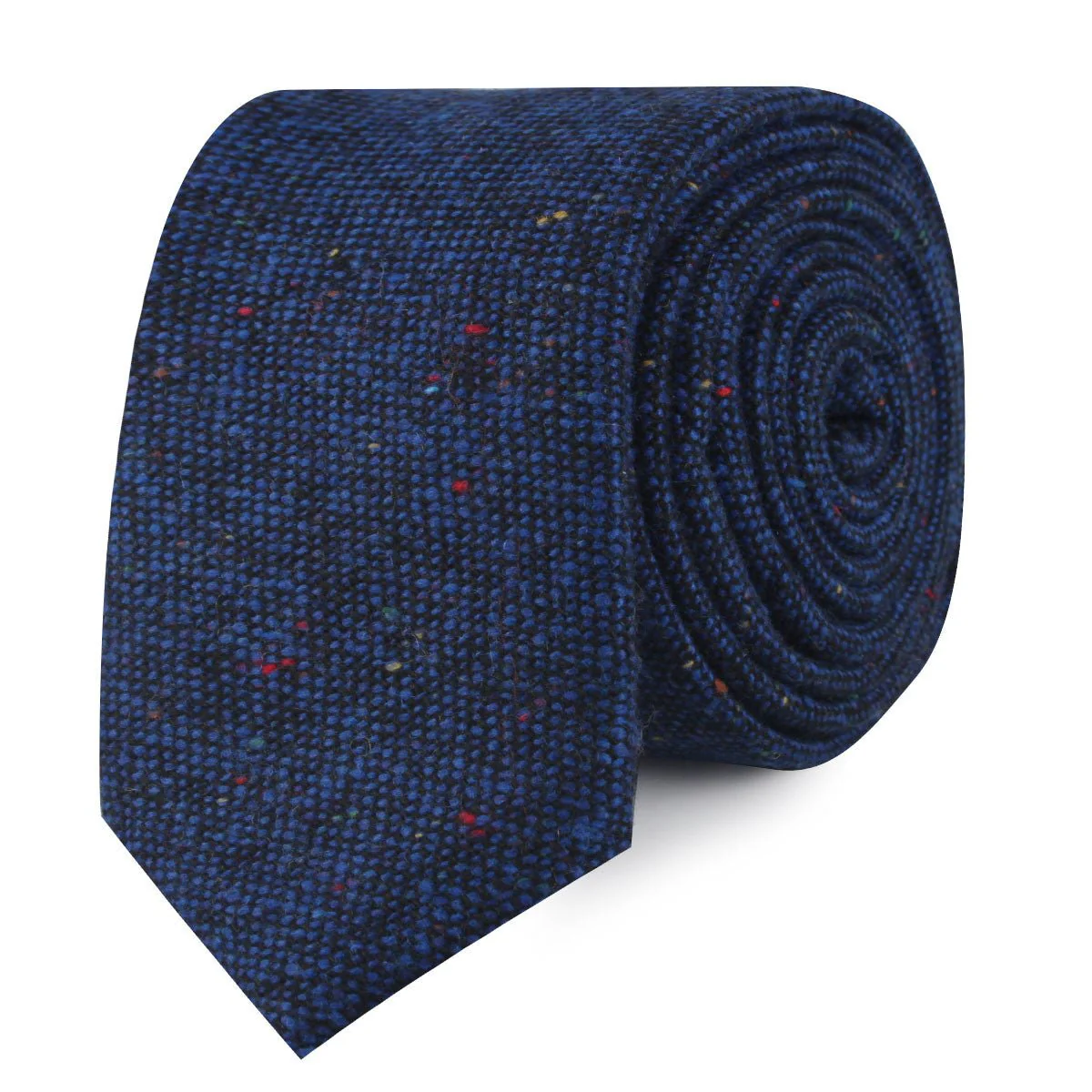 Speckles on Blue Donegal Skinny Tie - Image 2