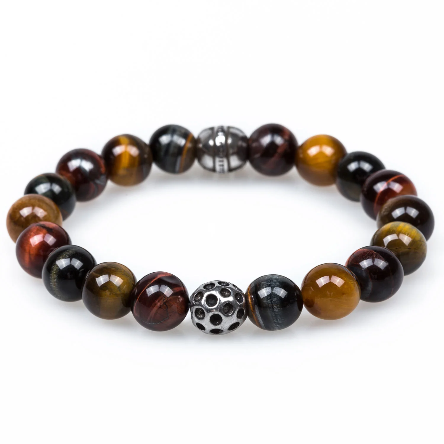 Spiculus Tiger's Eye Gladiator Helmet Bracelet - Image 2
