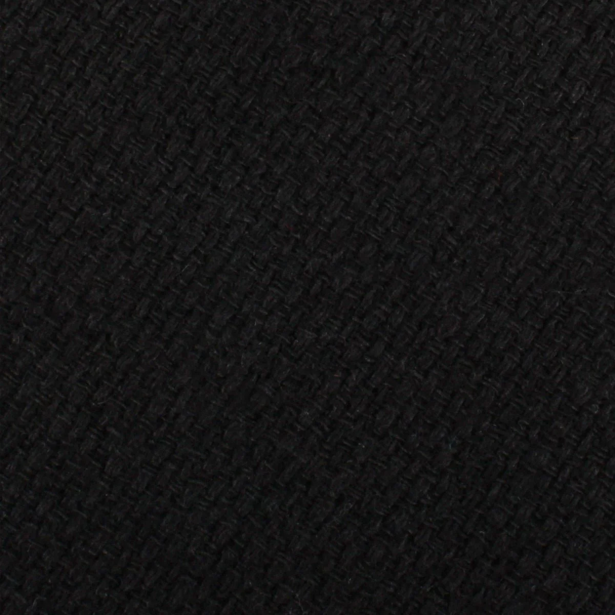 St Lucia Black Linen Self Bow Tie - Image 3