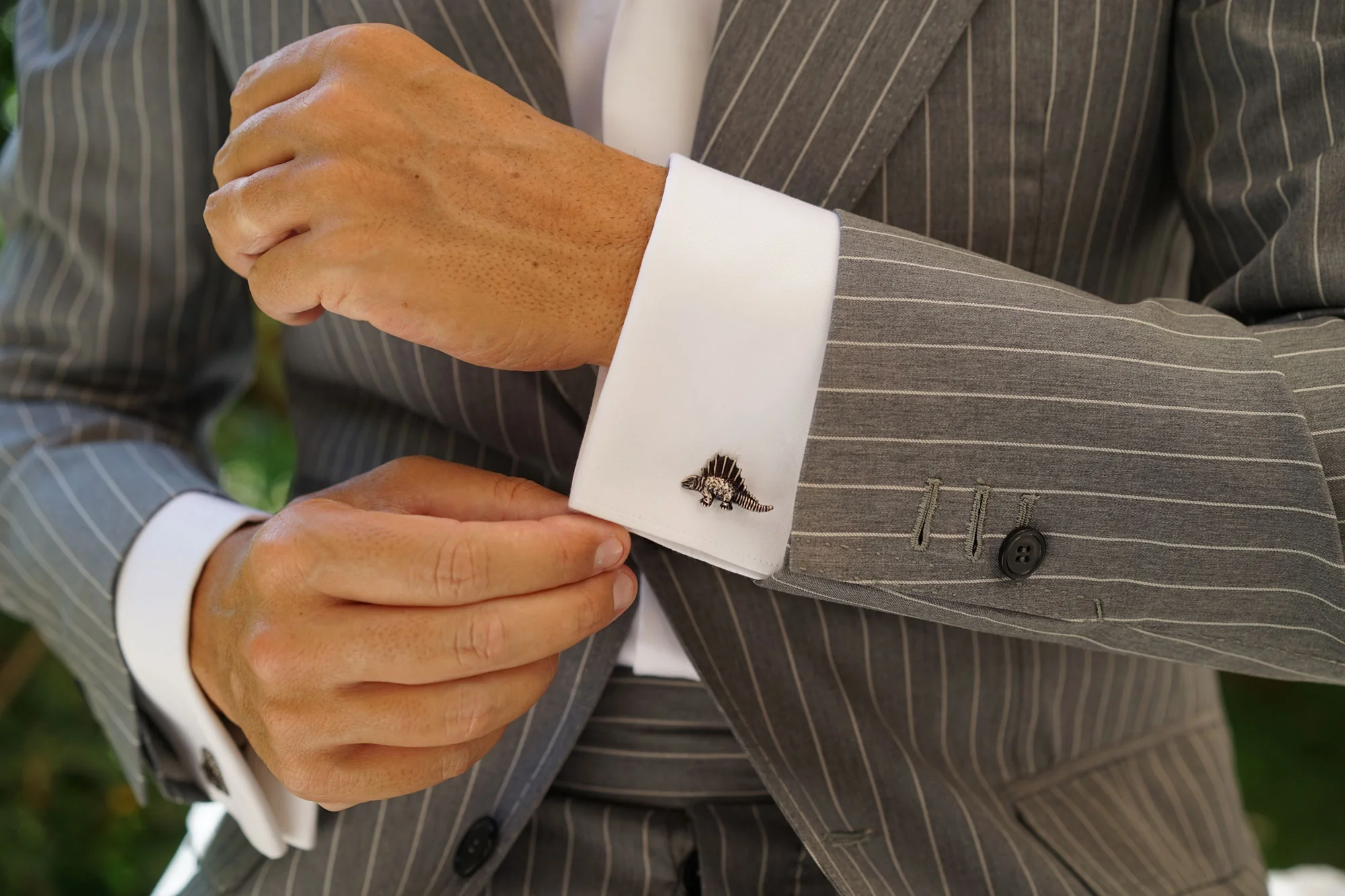 Stegosaurus Cufflinks - Image 9