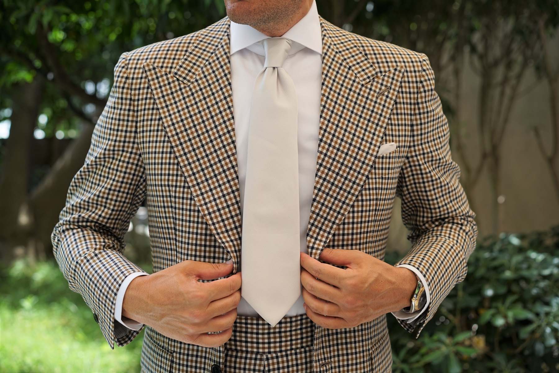 Sterling Silver Mist Weave Necktie - Image 4