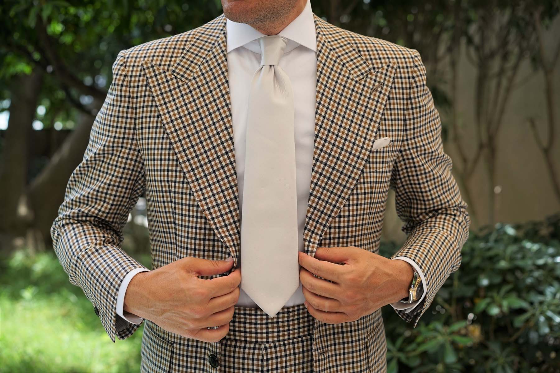 Sterling Silver Mist Weave Necktie - Image 8