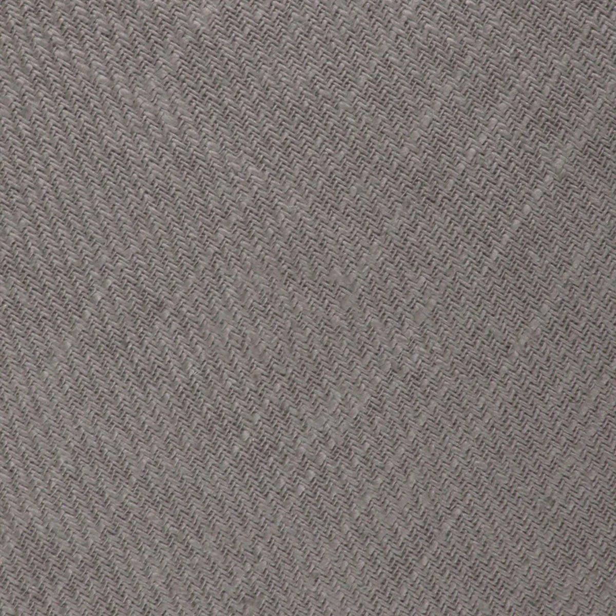 Stone Grey Portobello Slub Linen Skinny Tie - Image 3