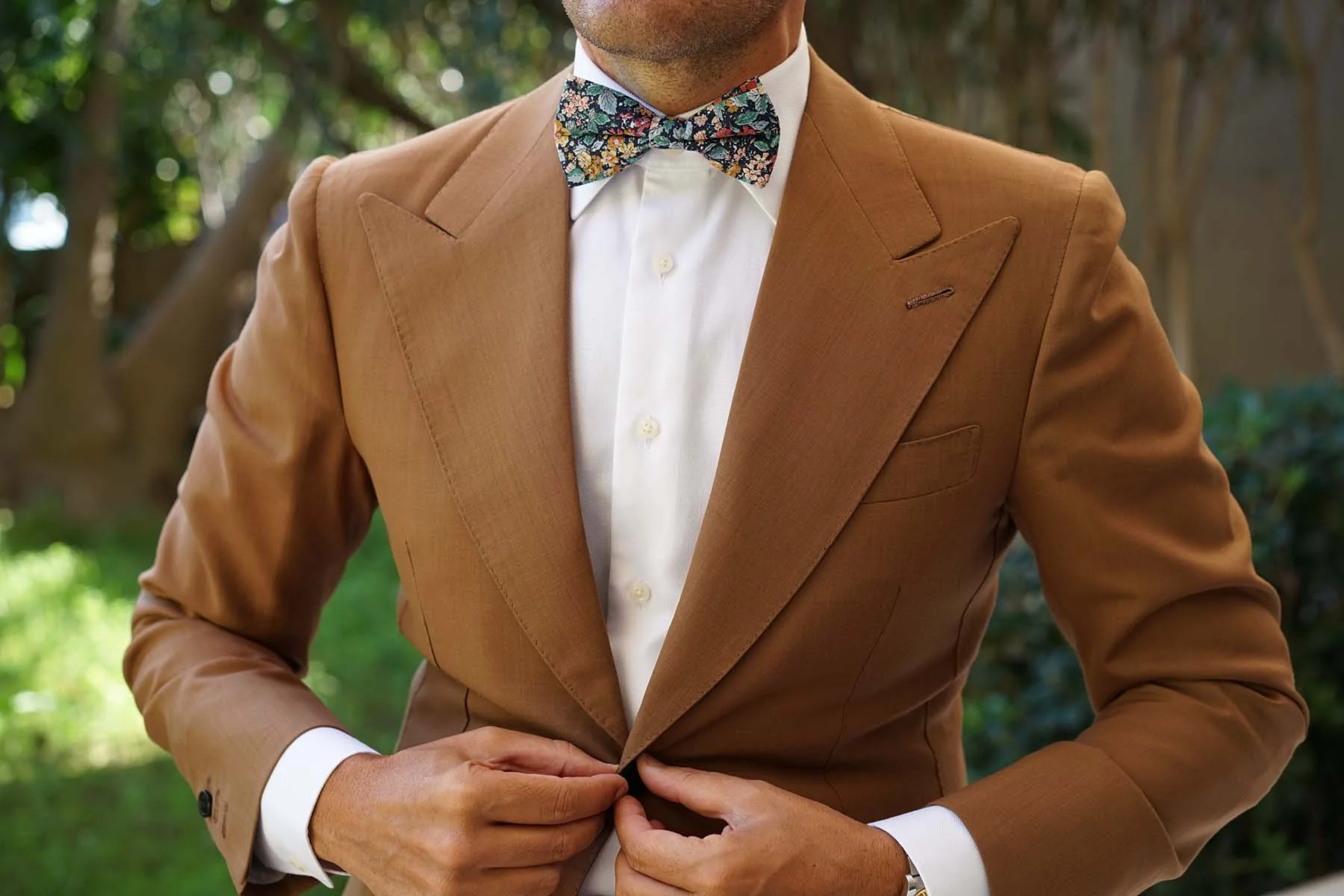 Stura Di Lanzo Floral Bow Tie - Image 6