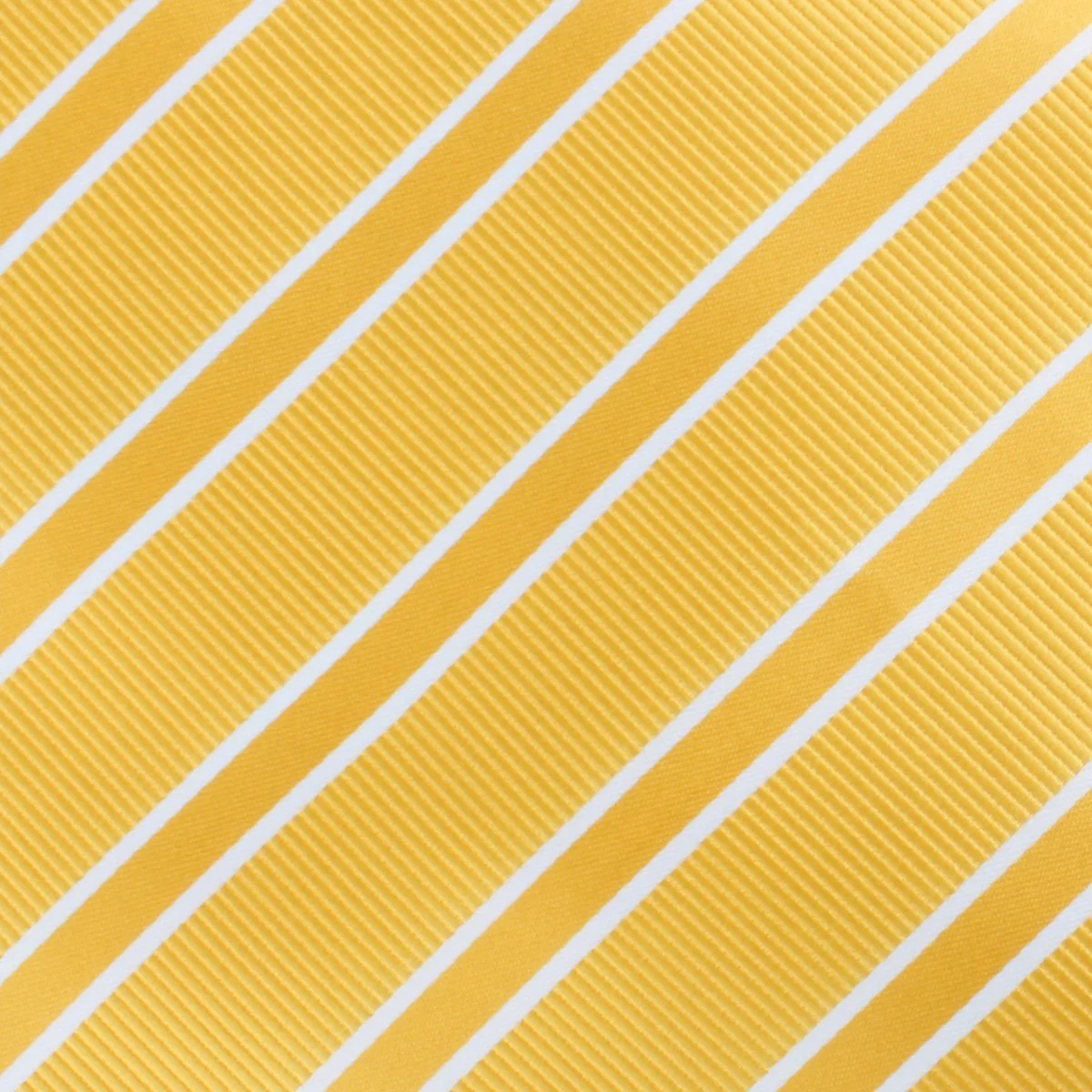 Sunflower Yellow Double Stripe Necktie - Image 3