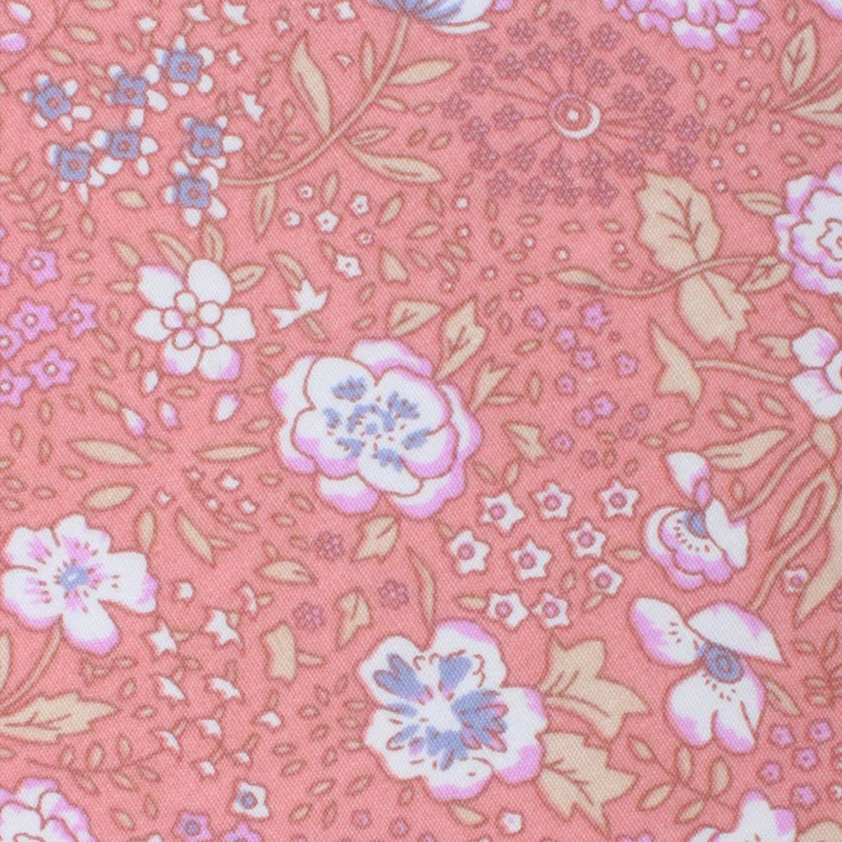 Sunset Pink Floral Bow Tie - Image 2