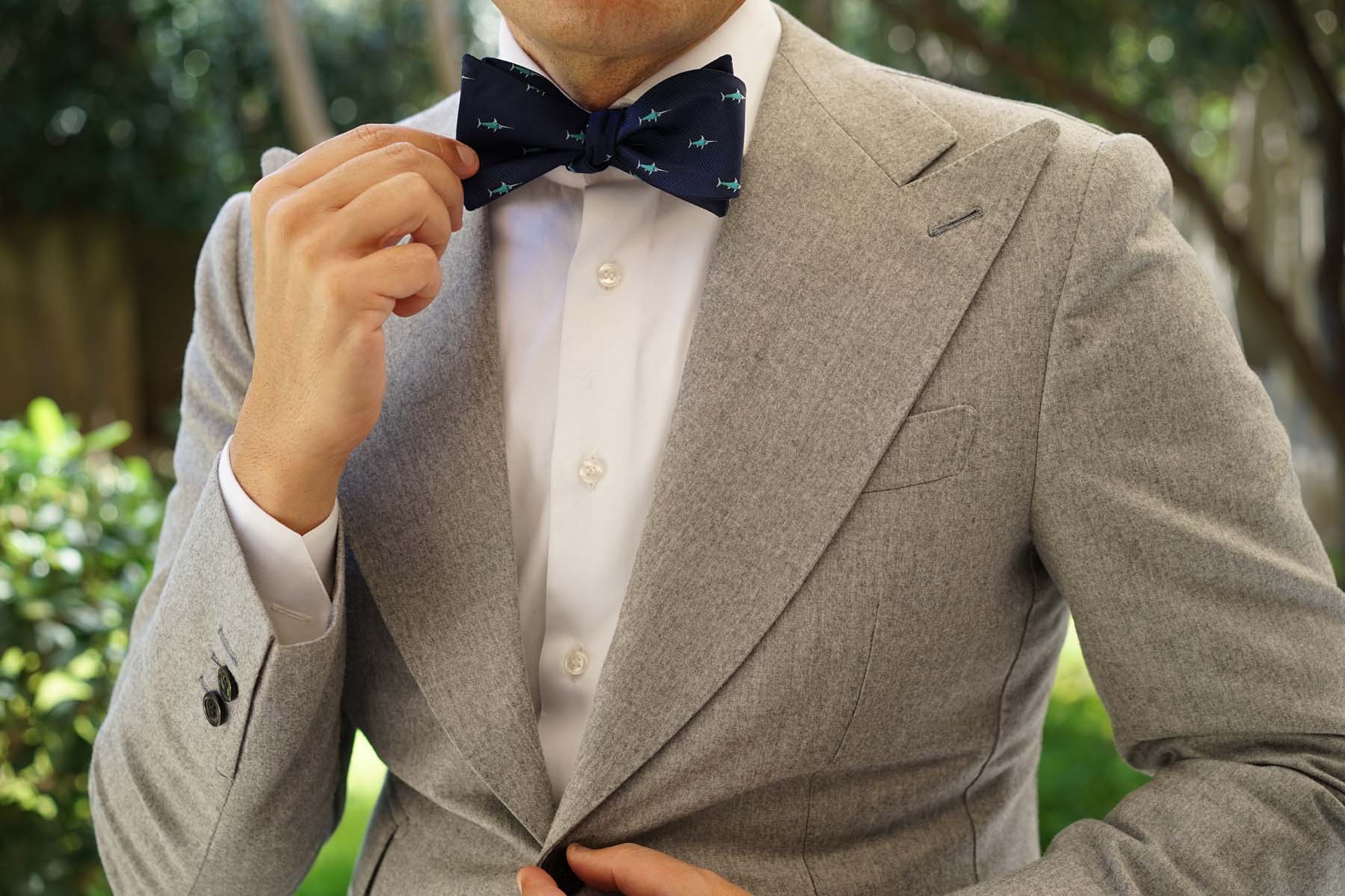 Swordfish Self Bow Tie - Image 6