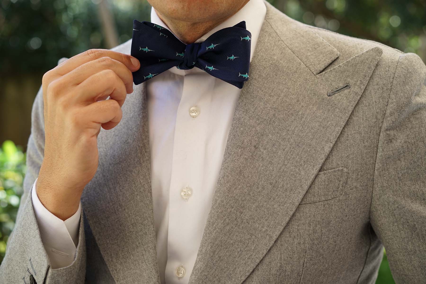 Swordfish Self Bow Tie - Image 7