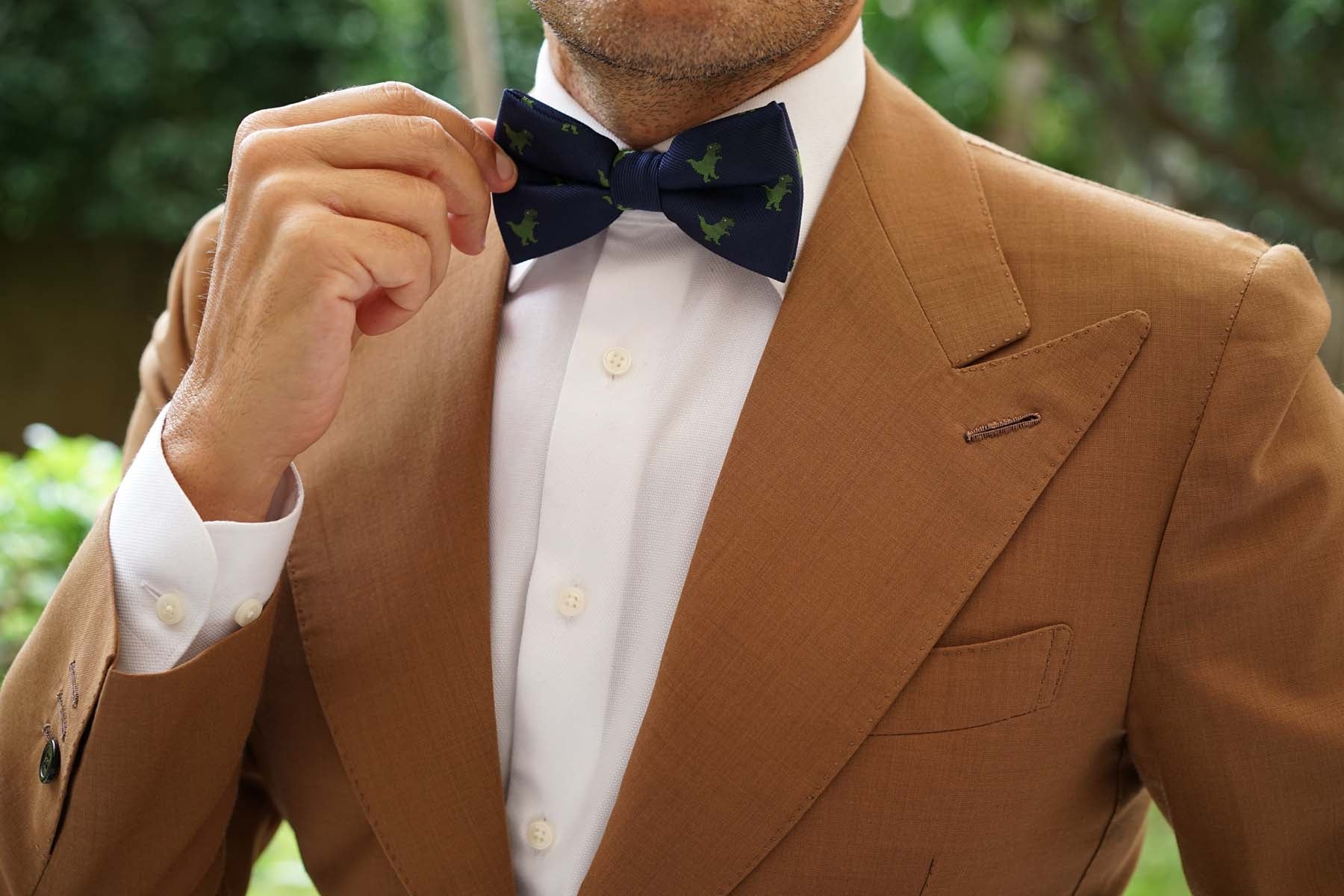 T-Rex Pixel Dinosaur Bow Tie - Image 5