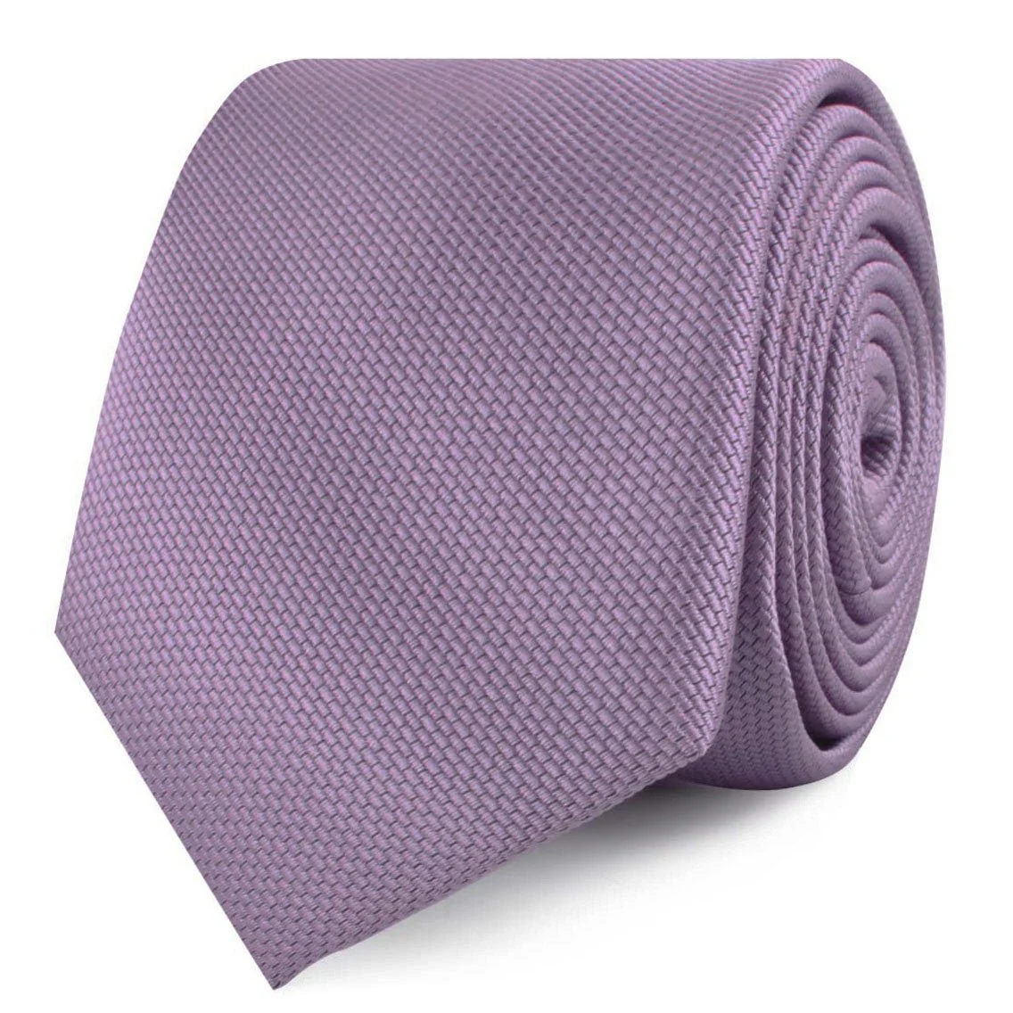 Tahiti Purple Weave Skinny Tie - Image 2
