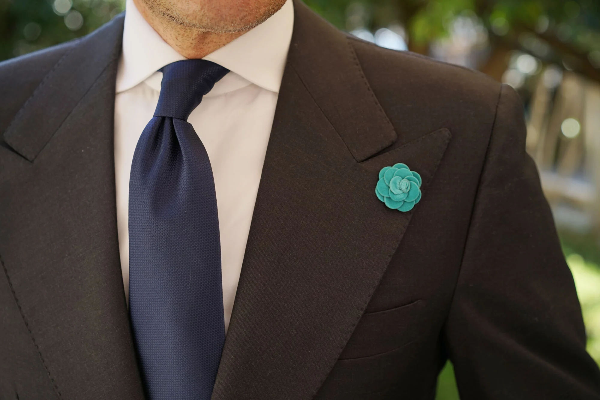Teal Mini Velvet Lapel Pin - Image 8