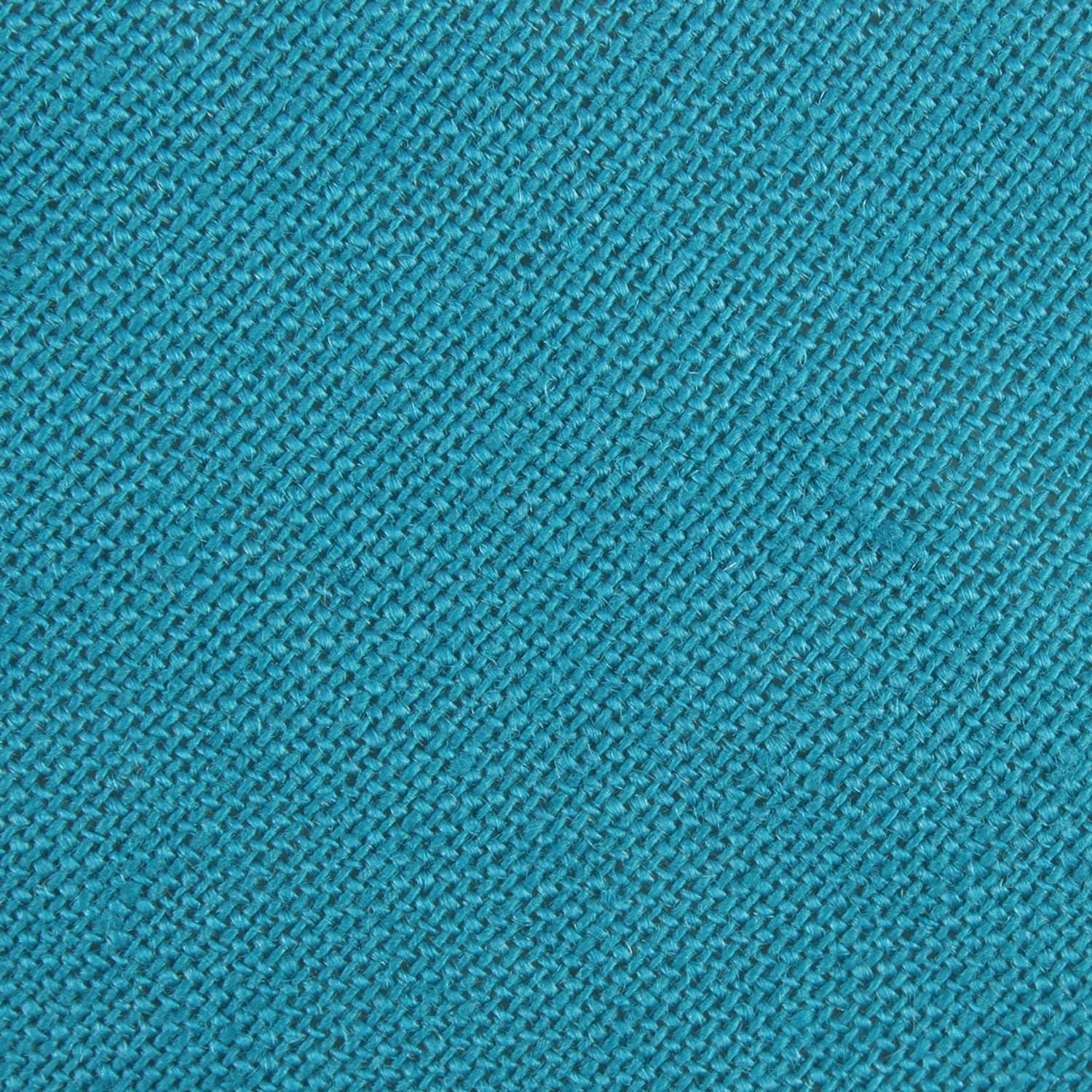 Teal Slub Linen Pocket Square - Image 2