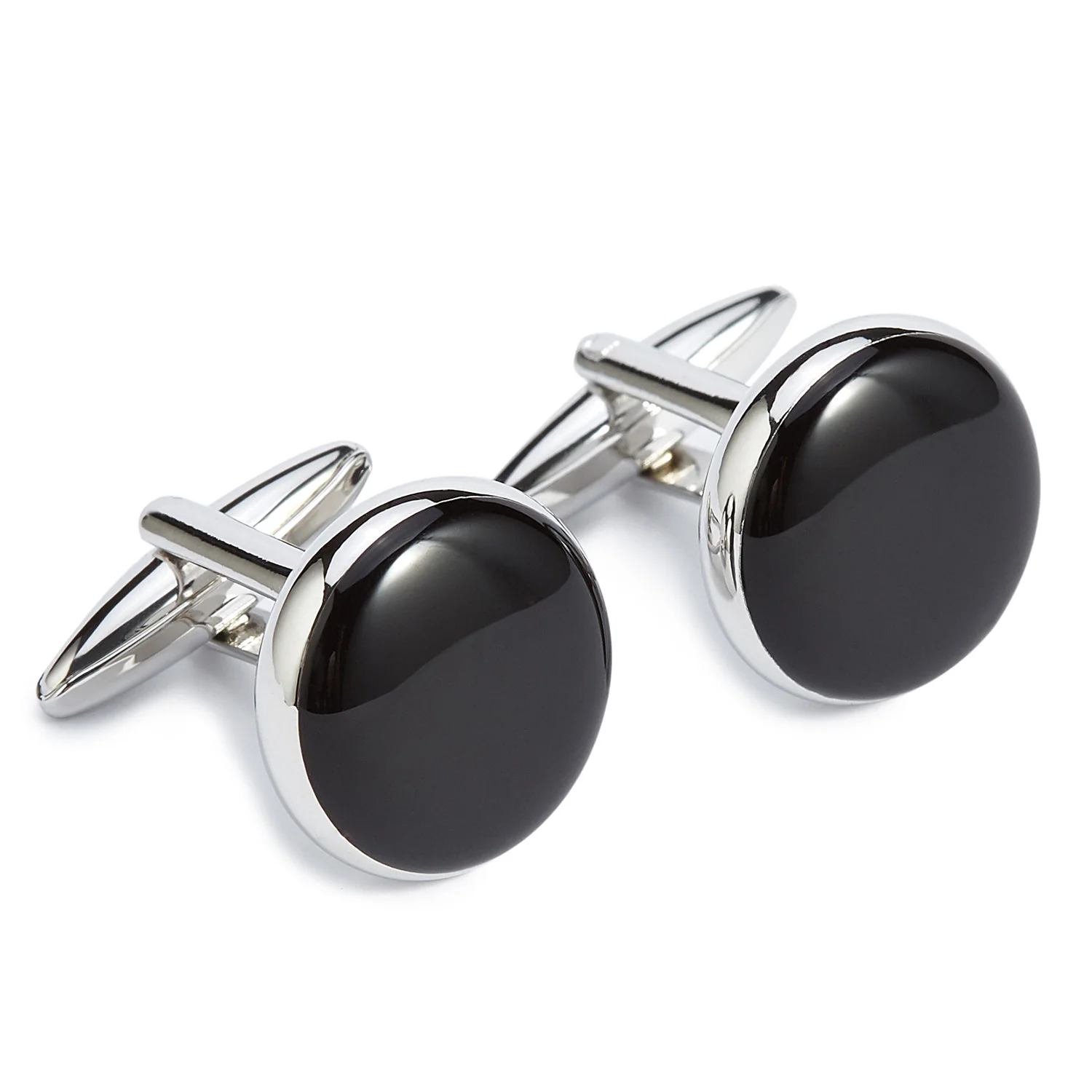 The Black Pearl Silver Cufflinks - Image 2