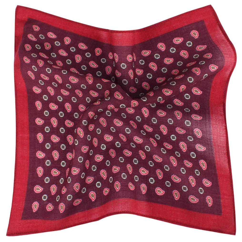 The Chief Hoover Wool Pocket Square - Image 2