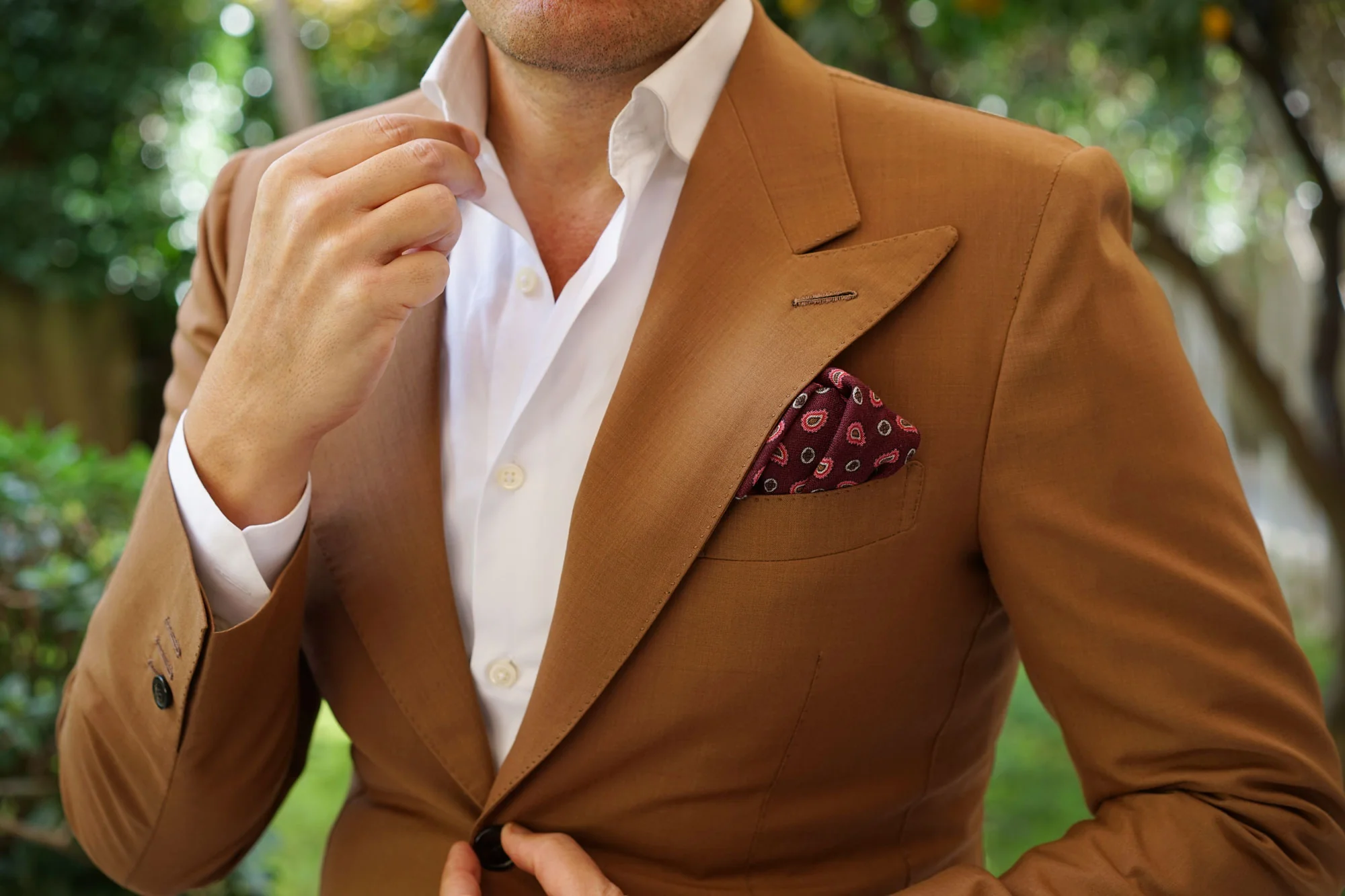 The Chief Hoover Wool Pocket Square - Image 9