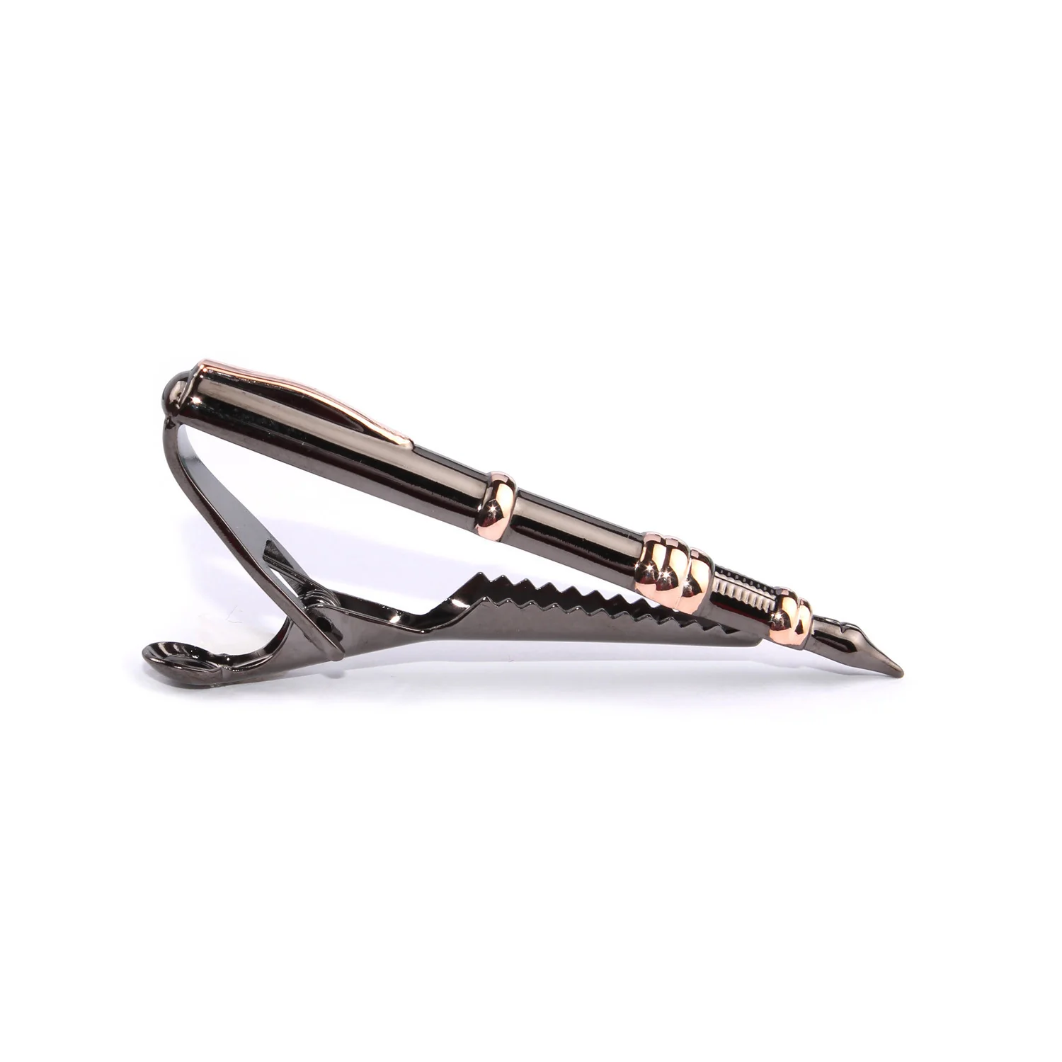 The Gunmetal Fountain Pen Tie Bar - Image 2