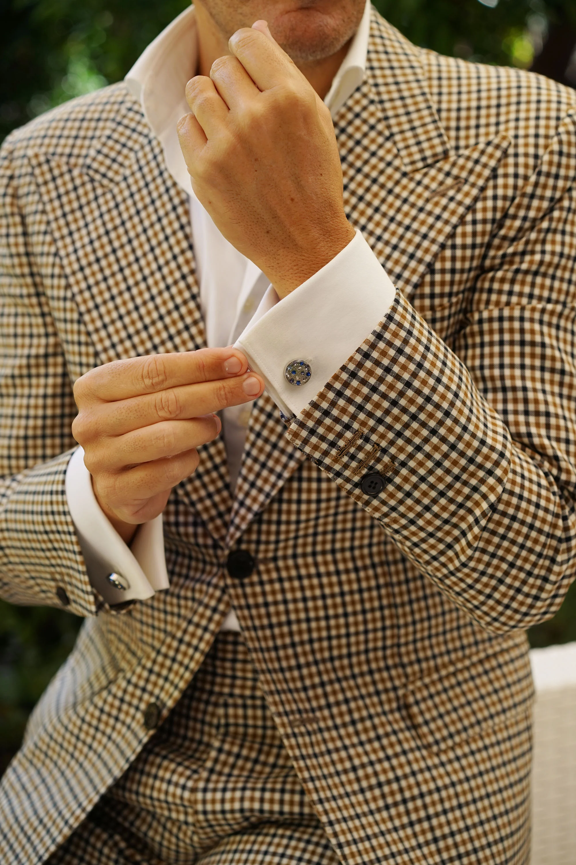 The Moroccan Blue Cufflinks - Image 8
