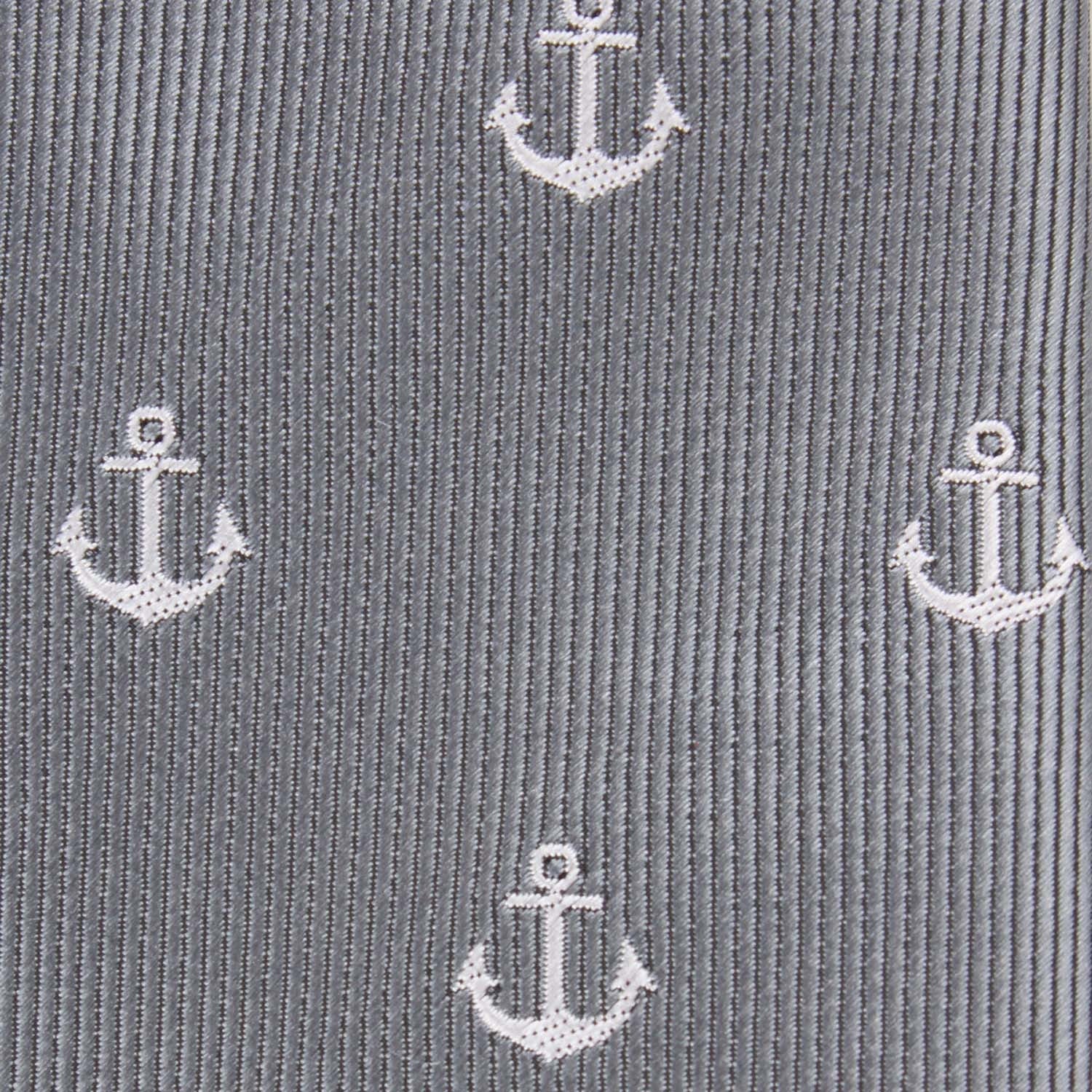 The OTAA Charcoal Grey Anchor Kids Diamond Bow Tie - Image 2