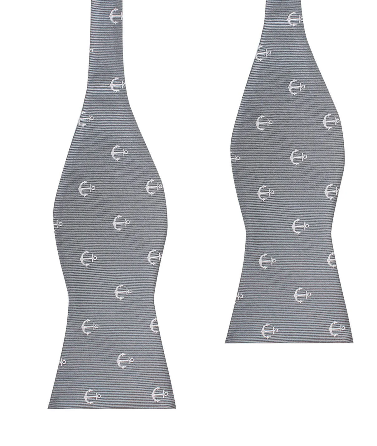 The OTAA Charcoal Grey Anchor Self Tie Bow Tie