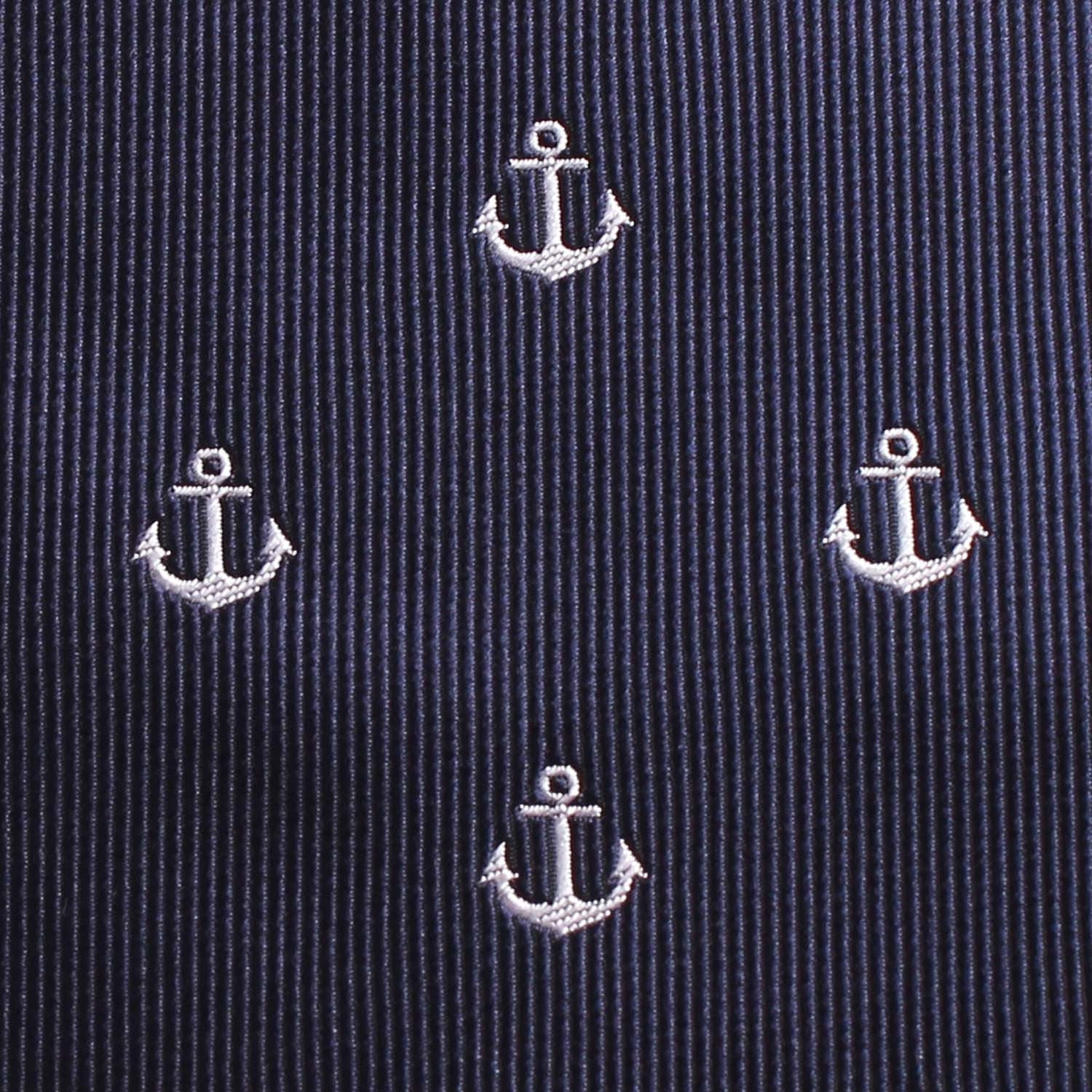 The OTAA Navy Blue Anchor Kids Bow Tie - Image 2