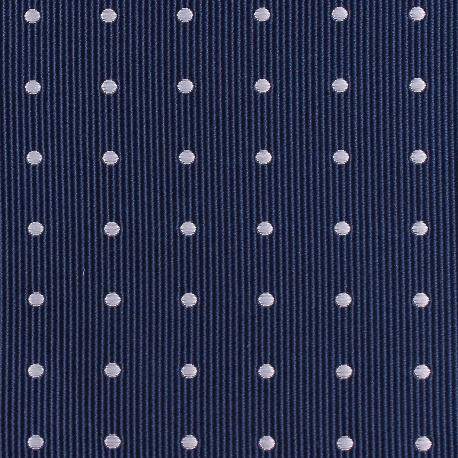 The OTAA Navy Blue with White Polka Dots Skinny Tie - Image 4