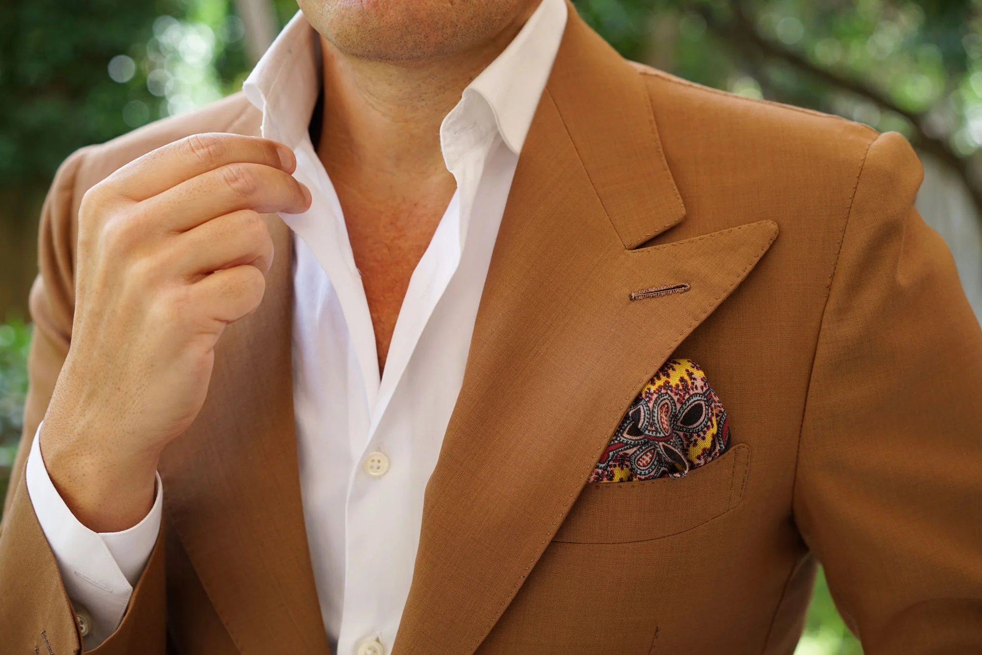 The Prince of Soul Wool Pocket Square - Image 6