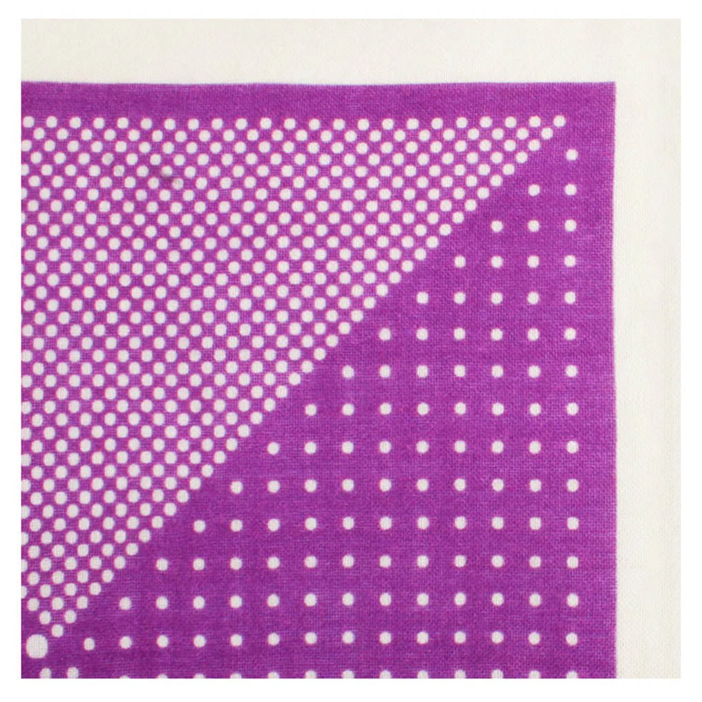 The Purple One Wool Pocket Square - Image 3