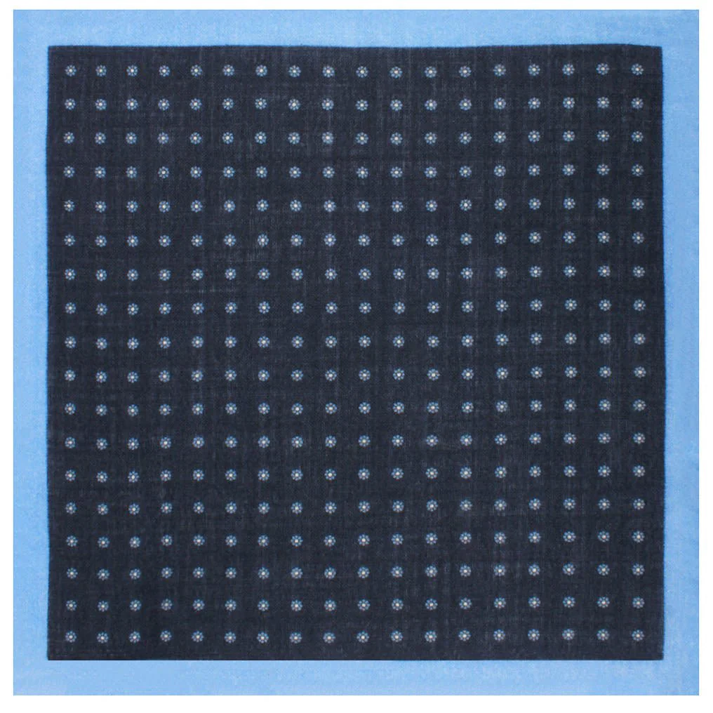 The Uncle of Europe Wool Pocket Square
