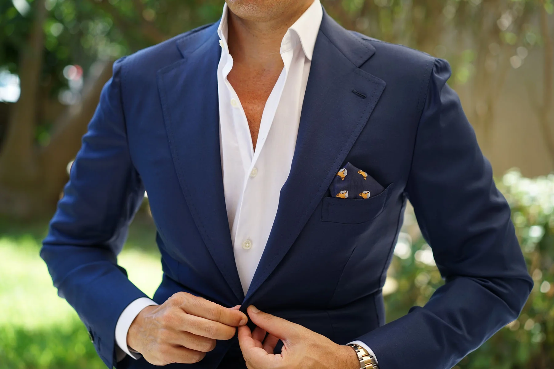 Tibetan Sand Fox Pocket Square - Image 6