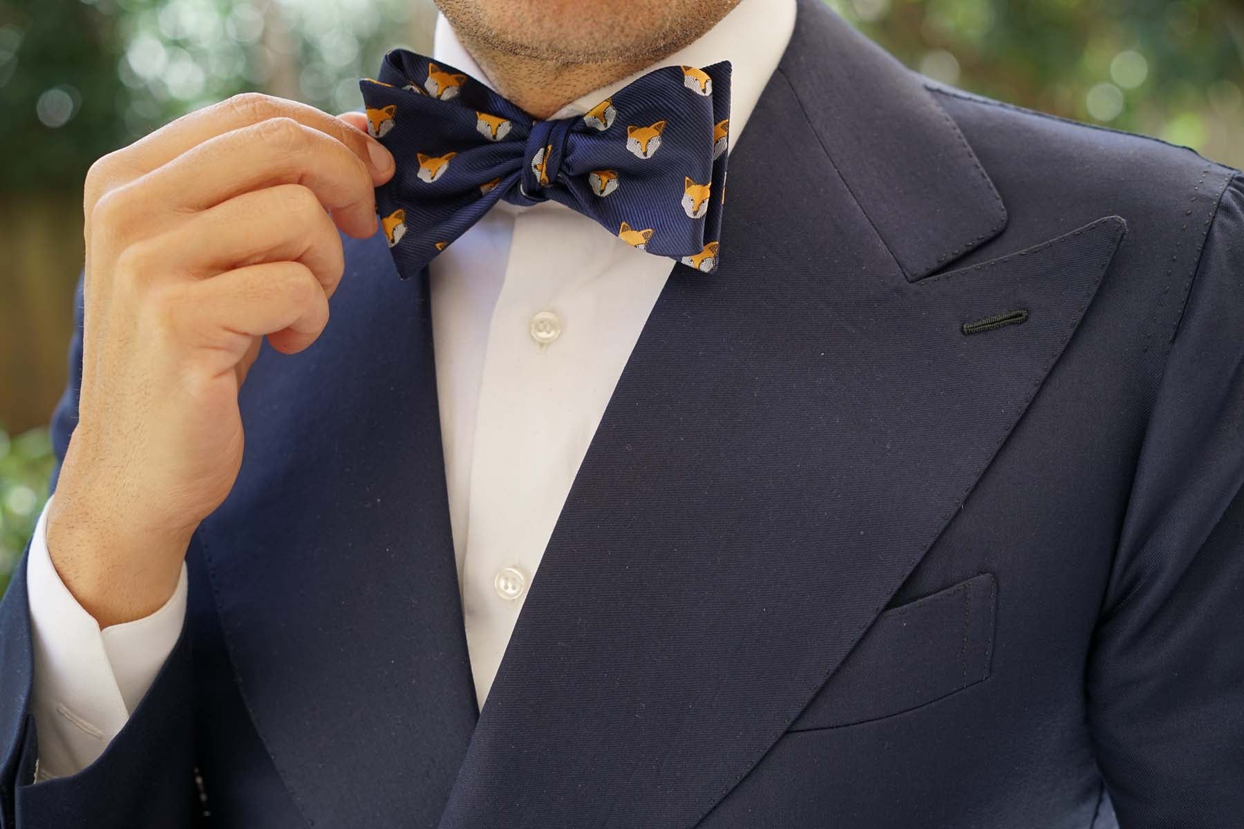 Tibetan Sand Fox Self Bow Tie - Image 11