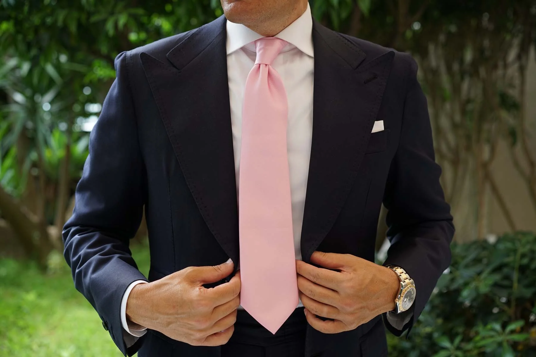 Tickled Pink Weave Necktie - Image 11