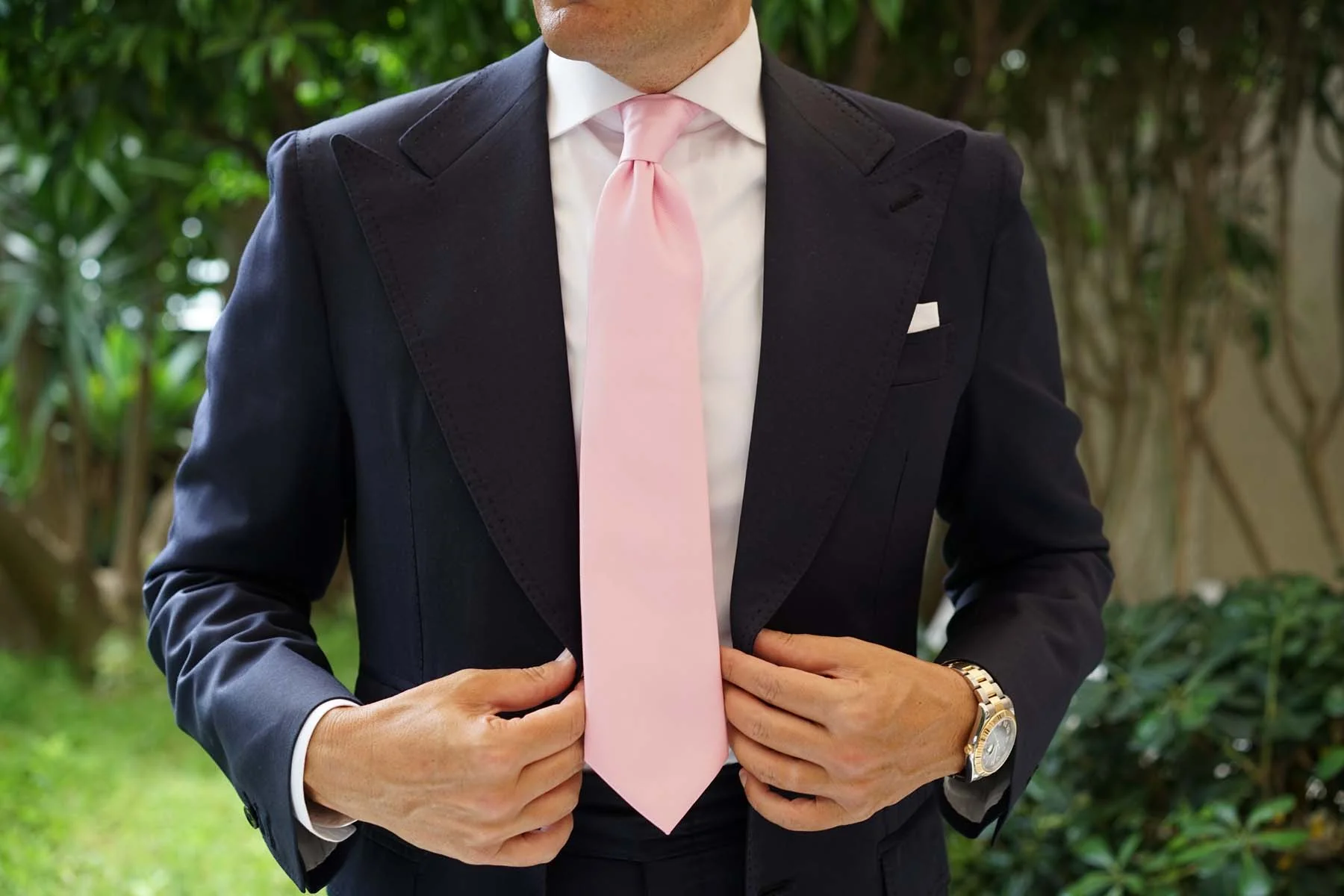 Tickled Pink Weave Necktie - Image 4