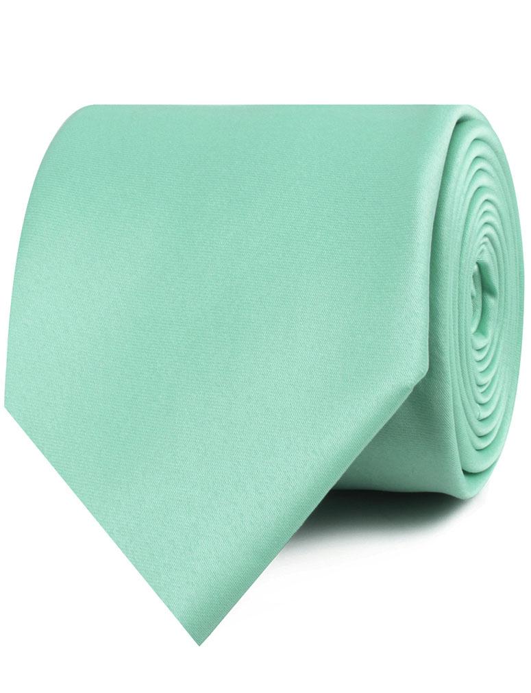 Tiffany Turquoise Spa Satin Necktie - Image 2