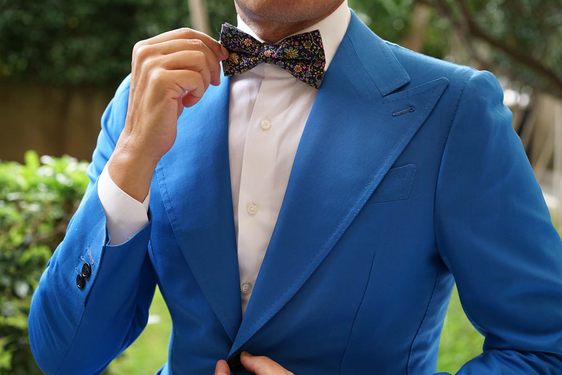Tomba di Dante Floral Bow Tie - Image 3