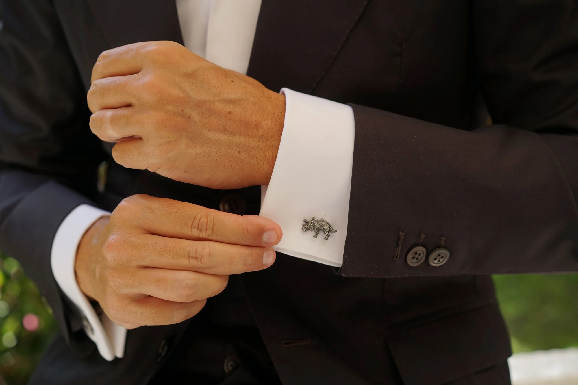 Triceratops Cufflinks - Image 6