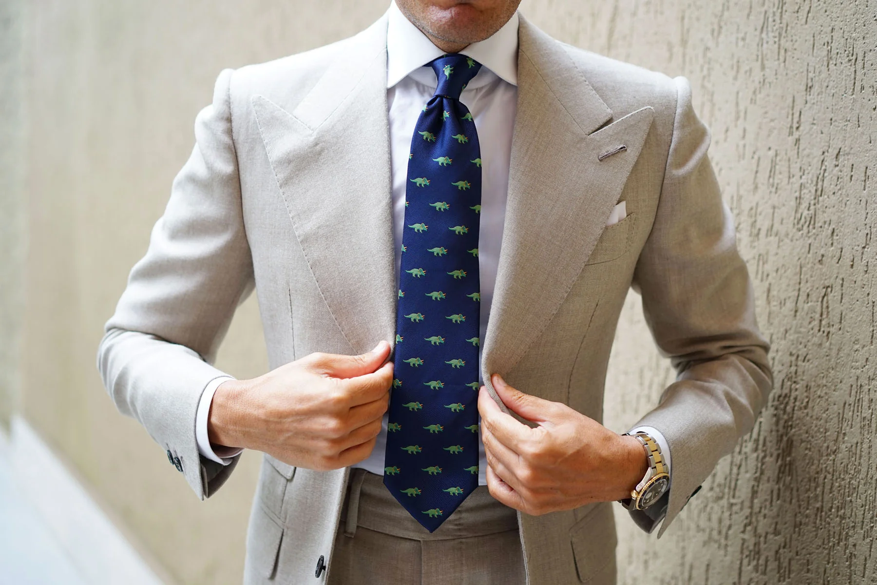 Triceratops Dinosaur Necktie - Image 6