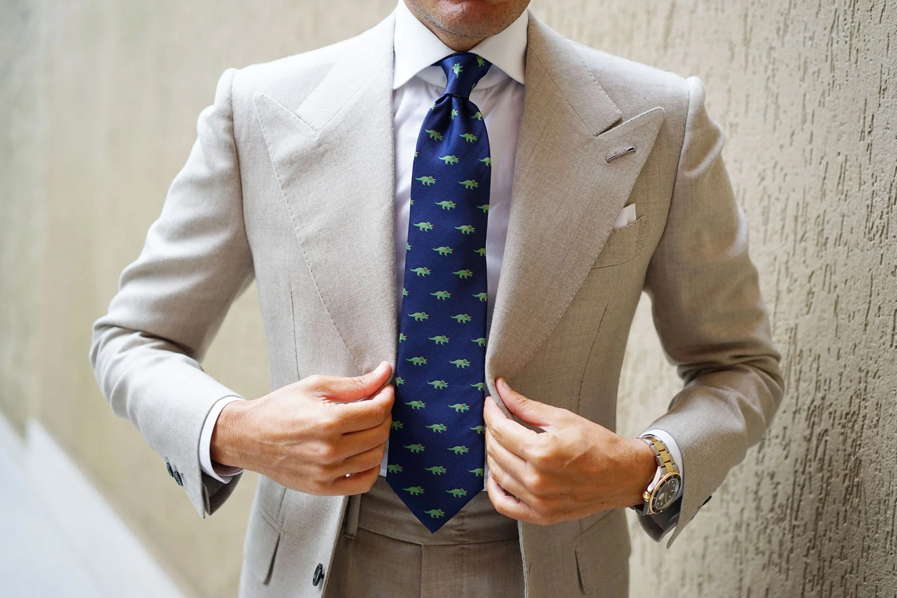Triceratops Dinosaur Necktie - Image 9