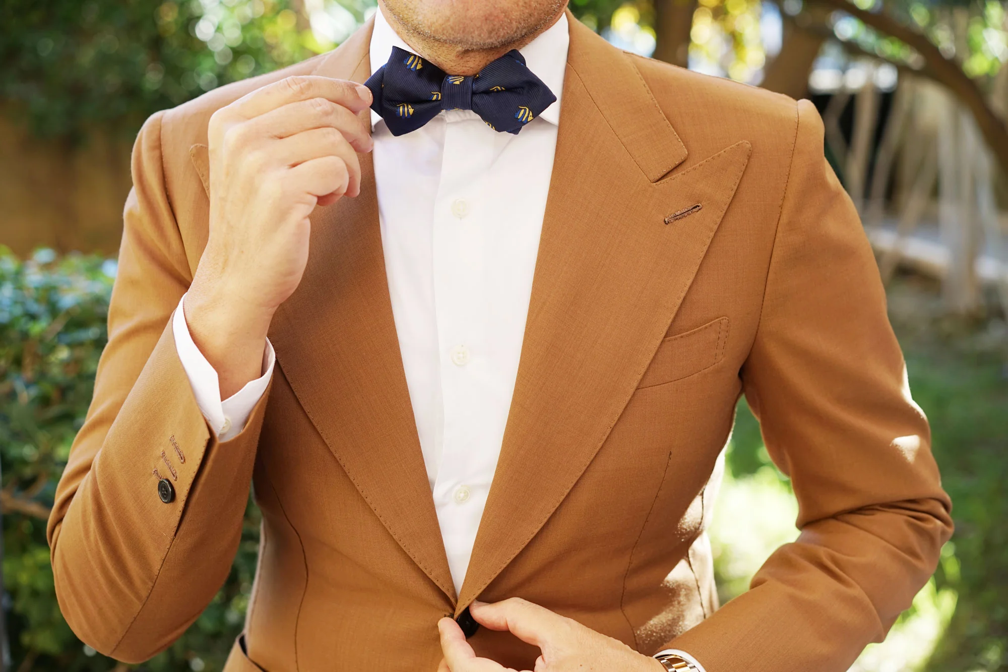Tropical Fijian Fish Diamond Bow Tie - Image 7