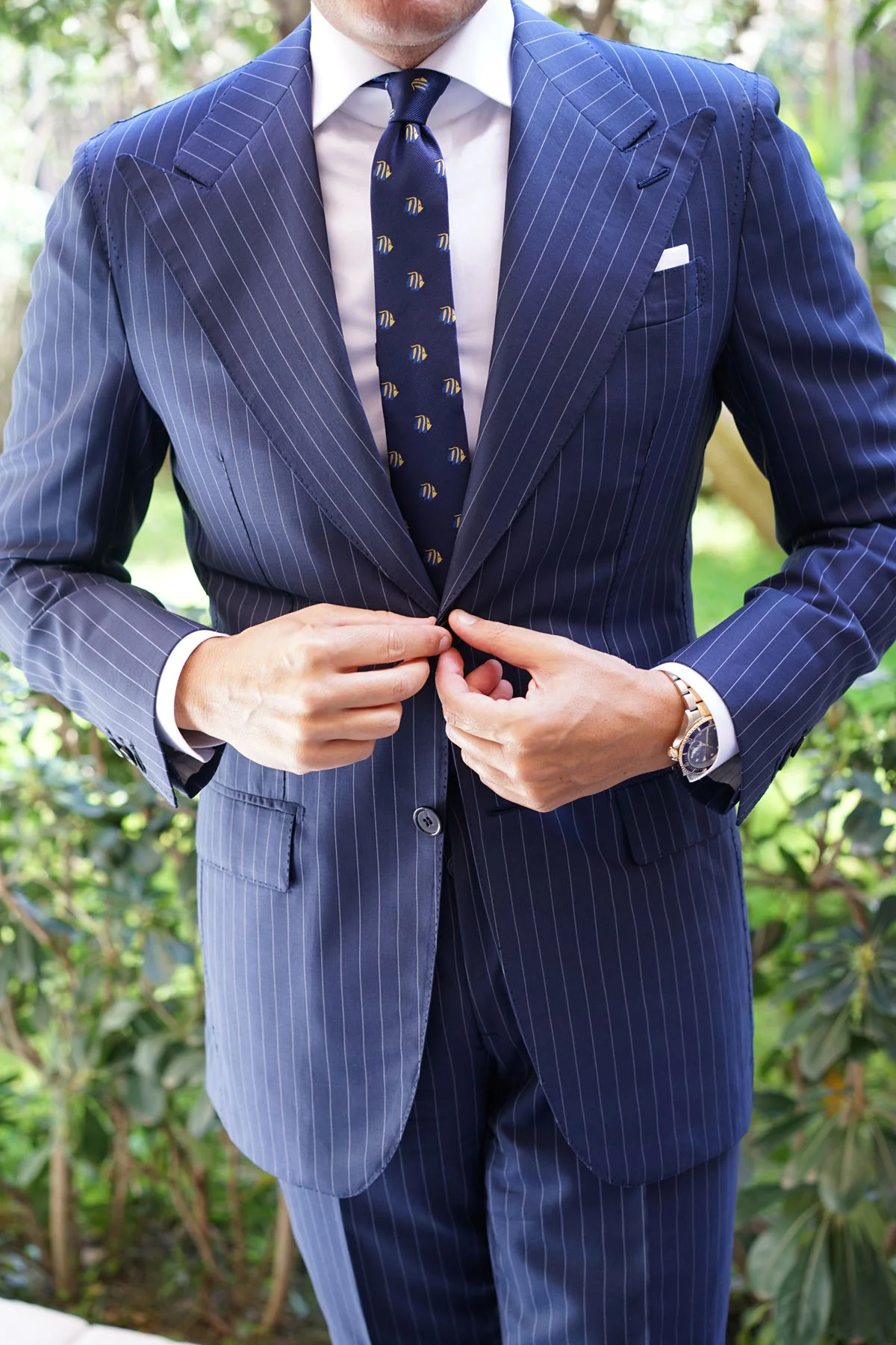 Tropical Fijian Fish Skinny Tie - Image 7