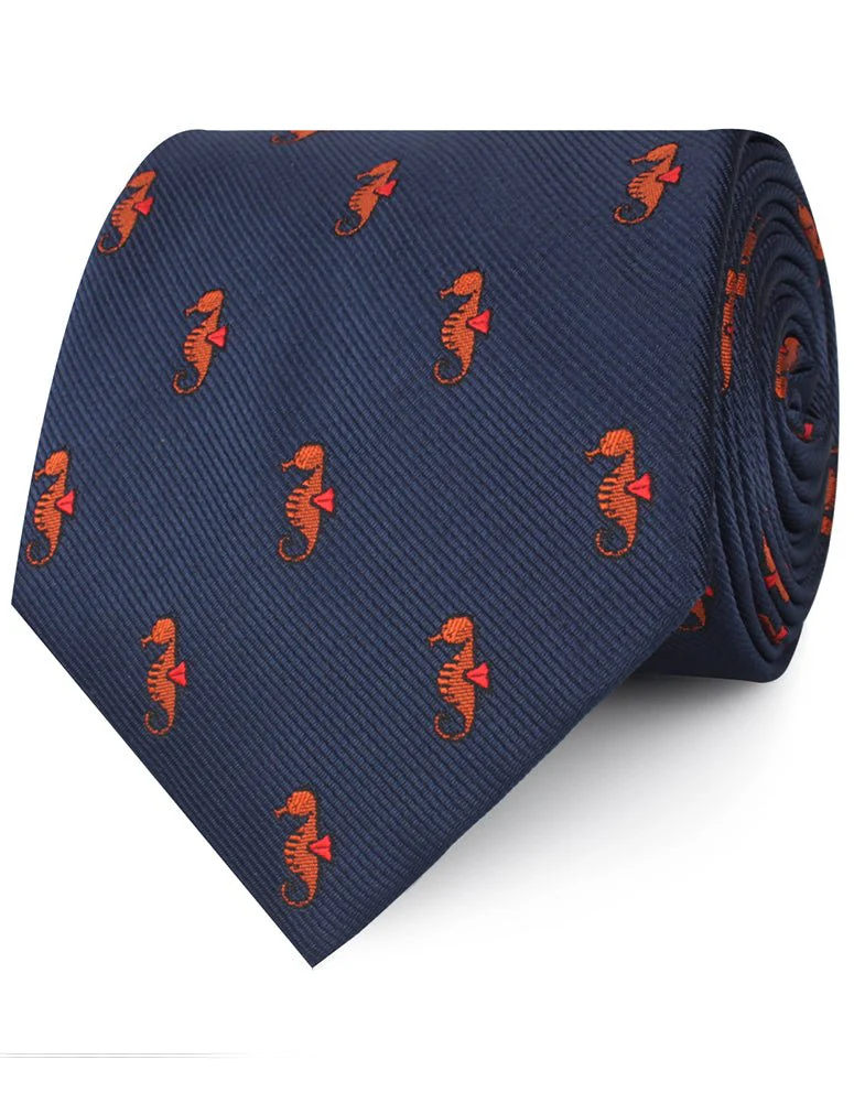 Tropical Seahorse Necktie - Image 2