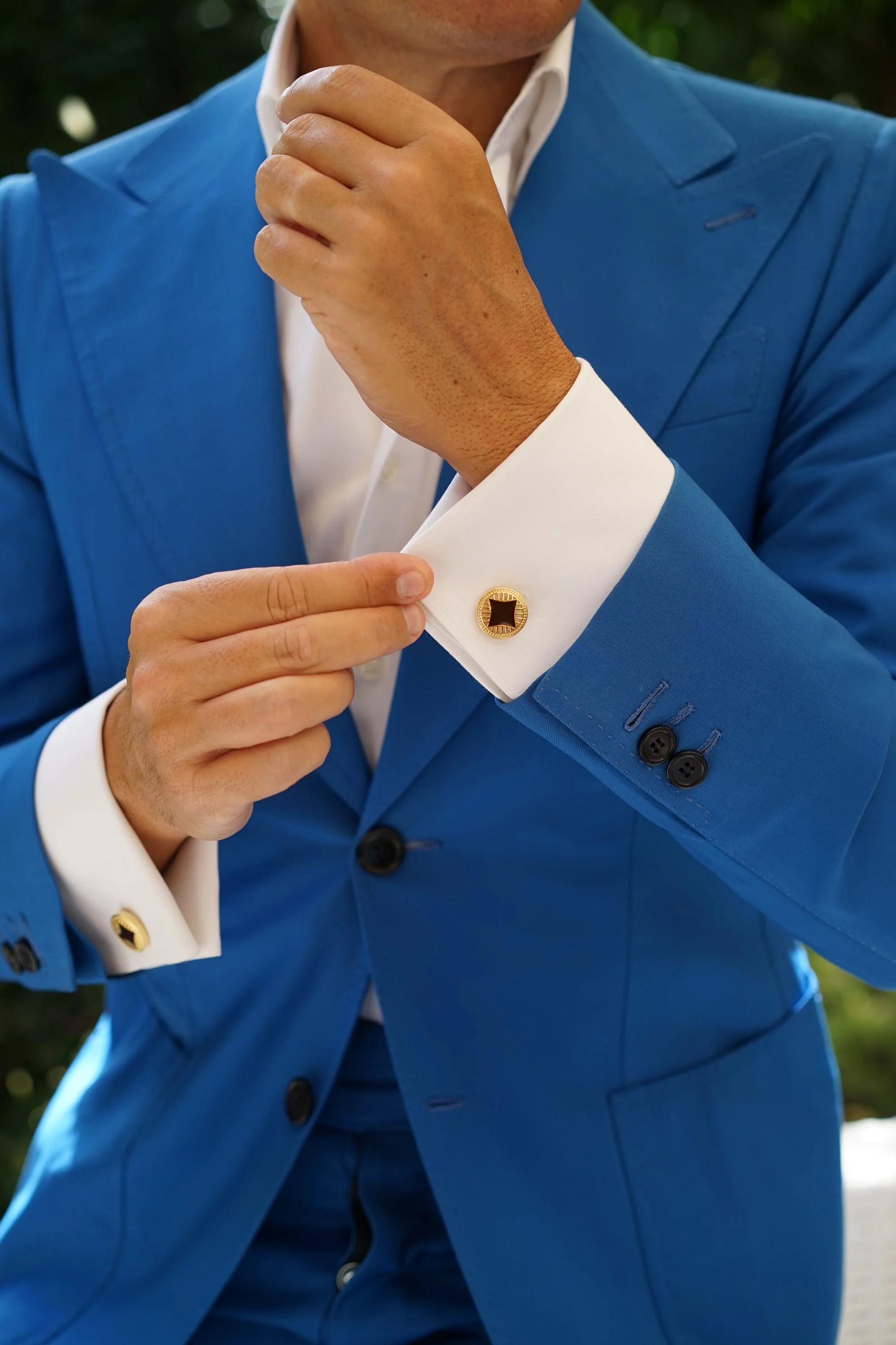 Turkish Gold Medallion Cufflinks - Image 5