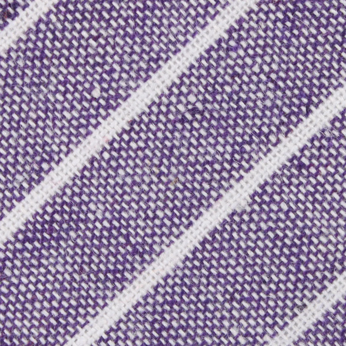 Tyrian Linen Purple Pinstripe Kids Diamond Bow Tie - Image 2