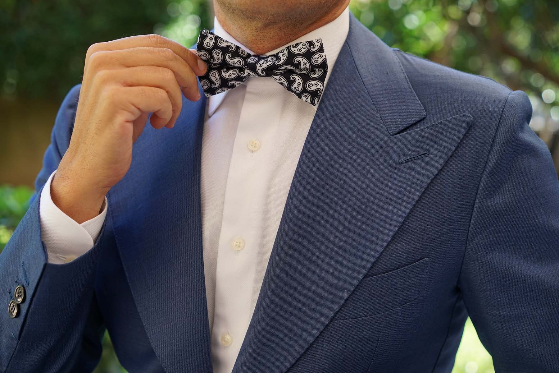 Van Gogh Teardrop Paisley Bow Tie - Image 5